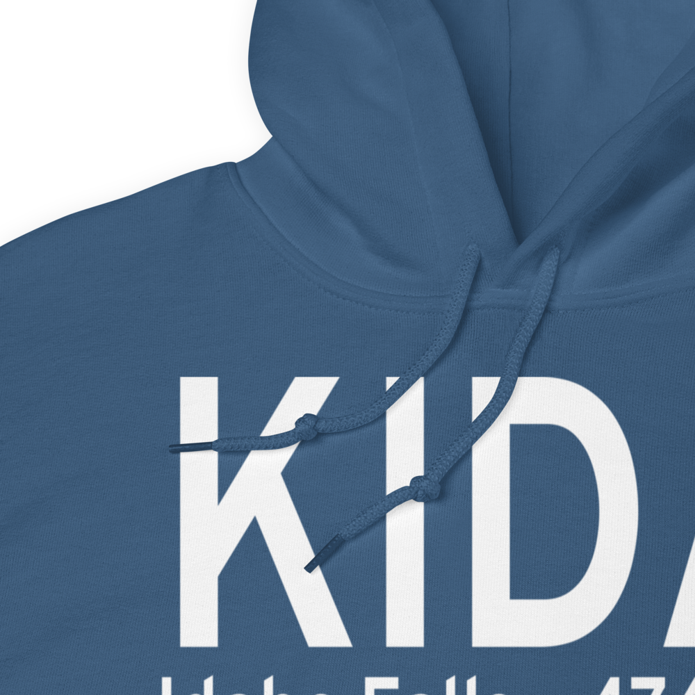 Idaho Falls Regional Airport (KIDA) ICAO Hoodie Sweatshirt 