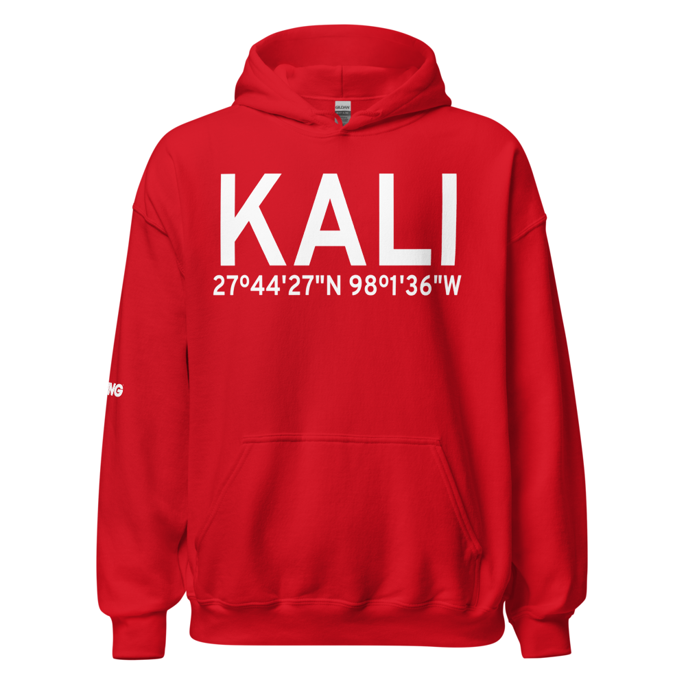 Alice International Airport (KALI) ICAO Hoodie Sweatshirt 