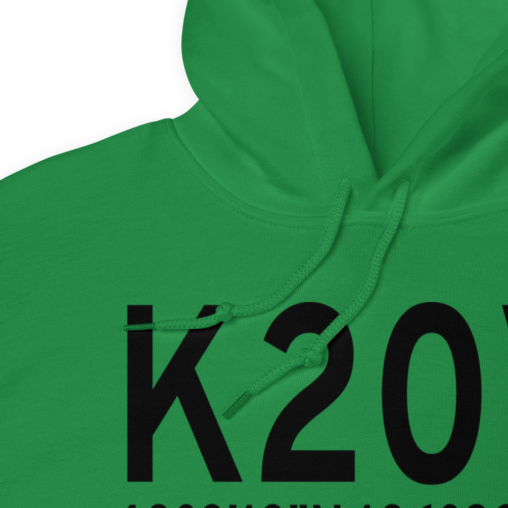Mc Elroy Airfield (K20V) ICAO Hoodie Sweatshirt 
