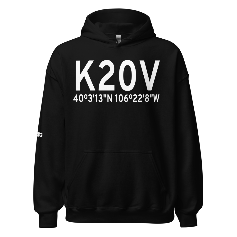 Mc Elroy Airfield (K20V) ICAO Hoodie Sweatshirt 