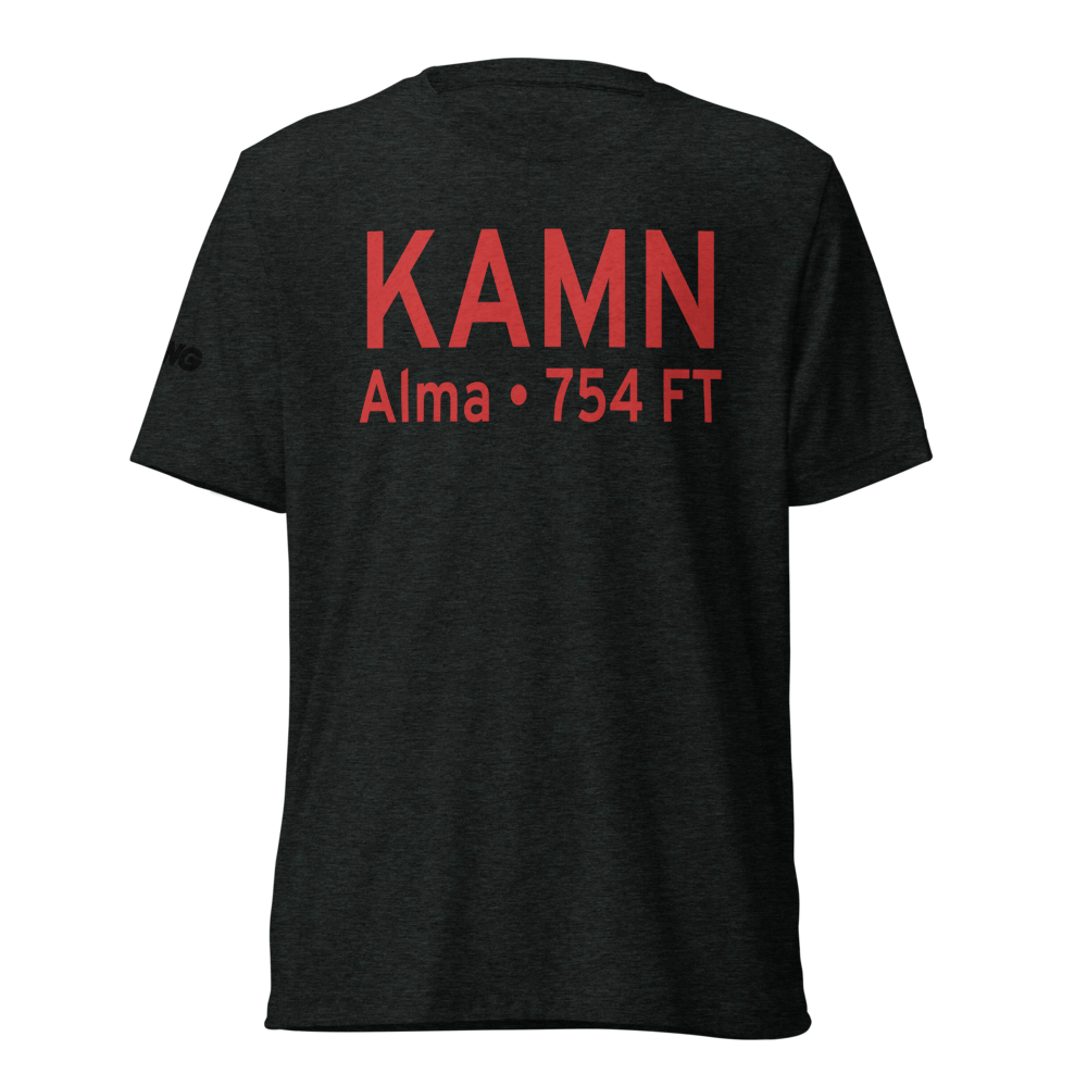 Gratiot Community Airport (KAMN) ICAO Tri-blend T-Shirt 