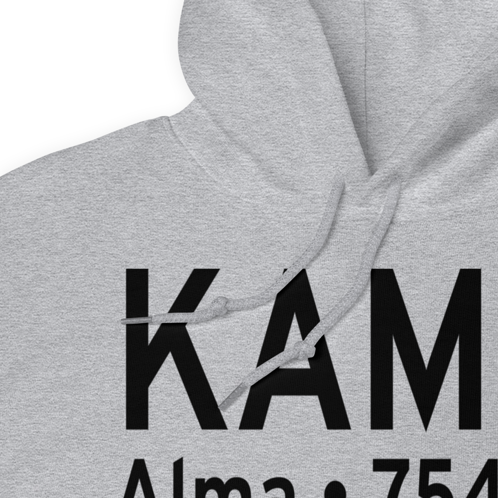 Gratiot Community Airport (KAMN) ICAO Hoodie Sweatshirt 