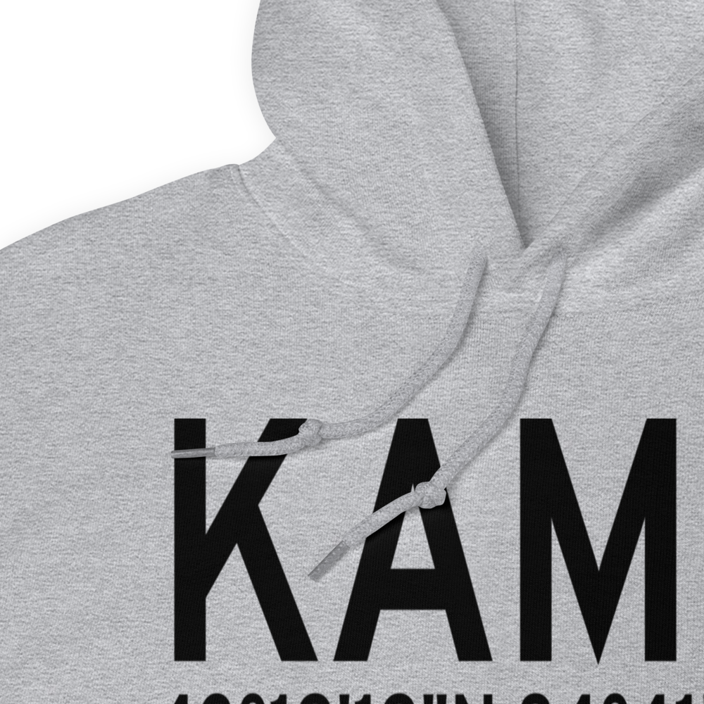 Gratiot Community Airport (KAMN) ICAO Hoodie Sweatshirt 