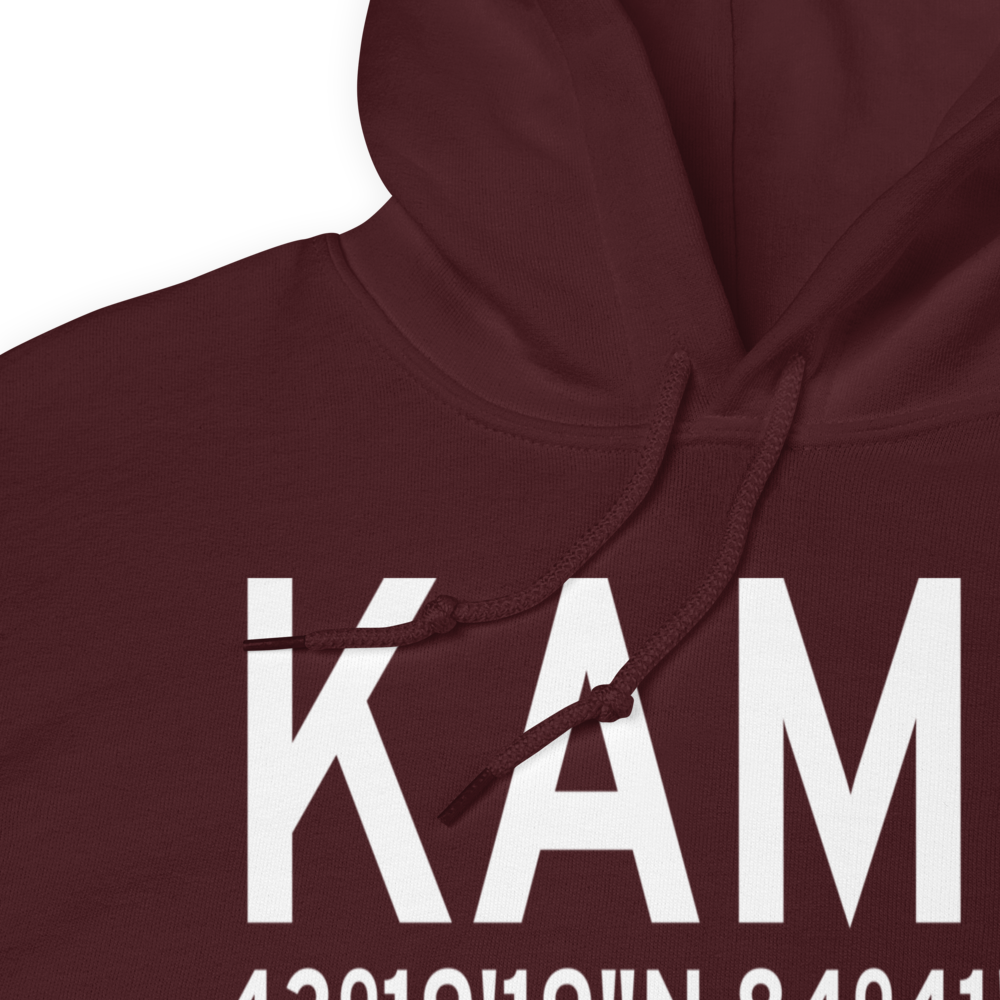 Gratiot Community Airport (KAMN) ICAO Hoodie Sweatshirt 