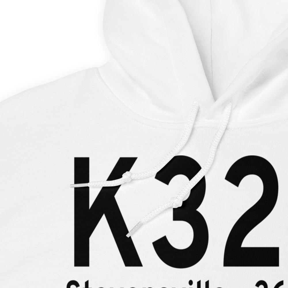 Stevensville Airport (K32S) ICAO Hoodie Sweatshirt 