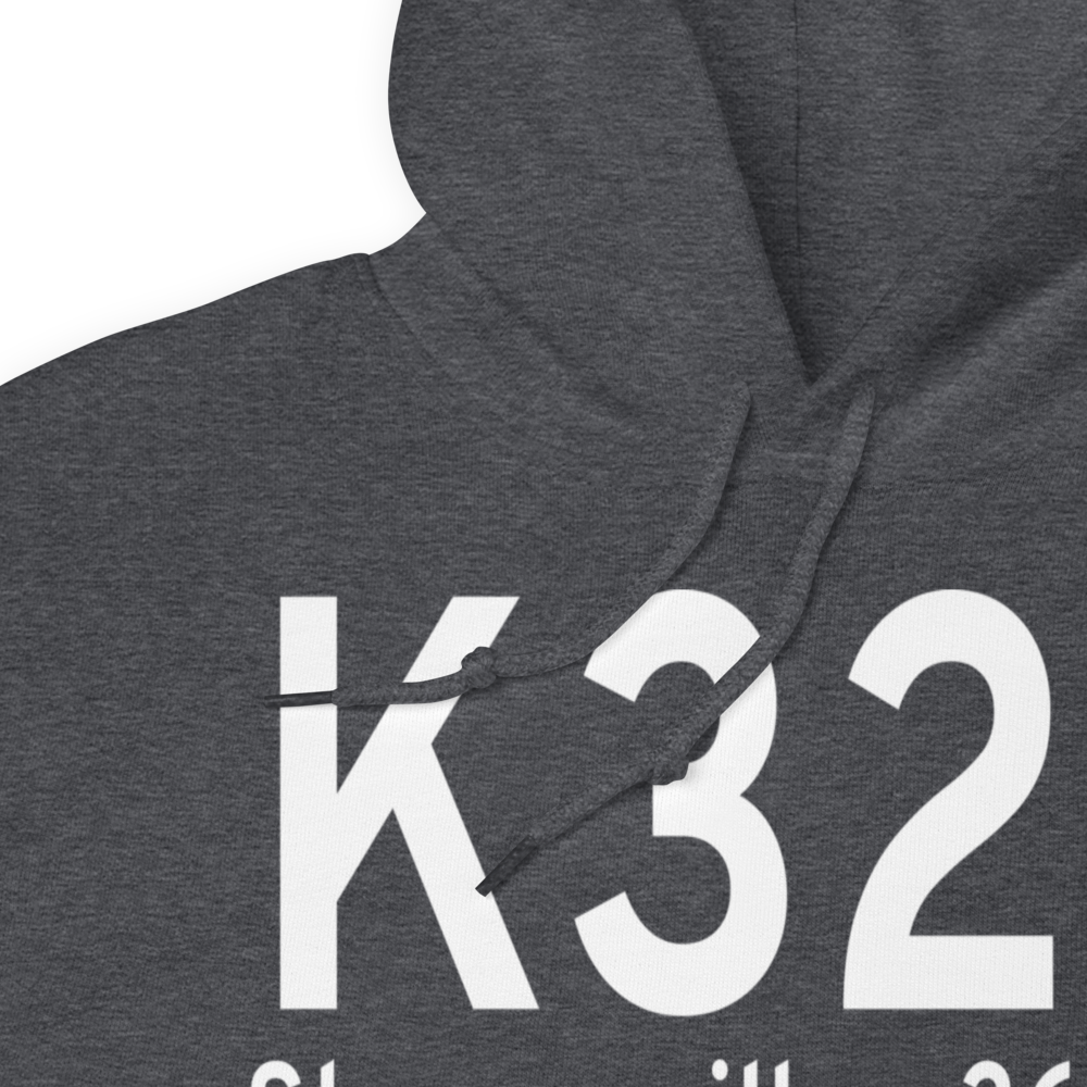 Stevensville Airport (K32S) ICAO Hoodie Sweatshirt 