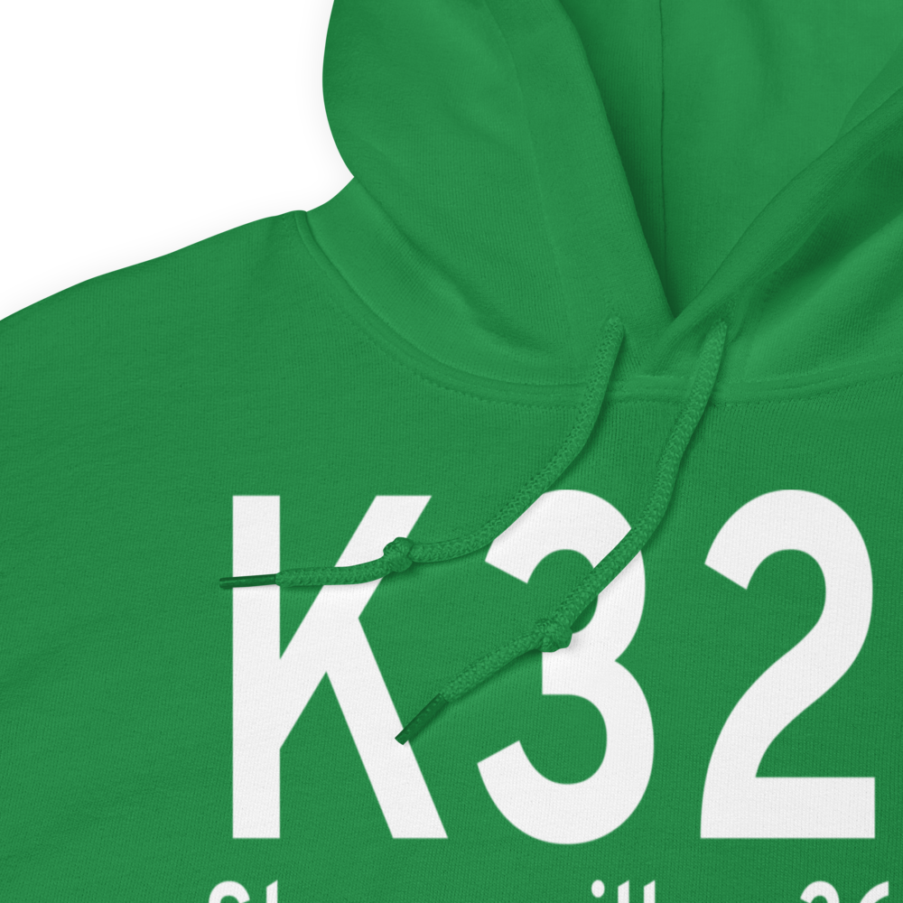Stevensville Airport (K32S) ICAO Hoodie Sweatshirt 