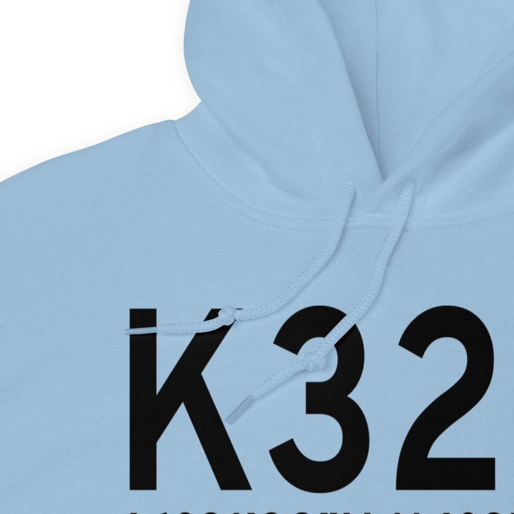 Stevensville Airport (K32S) ICAO Hoodie Sweatshirt 
