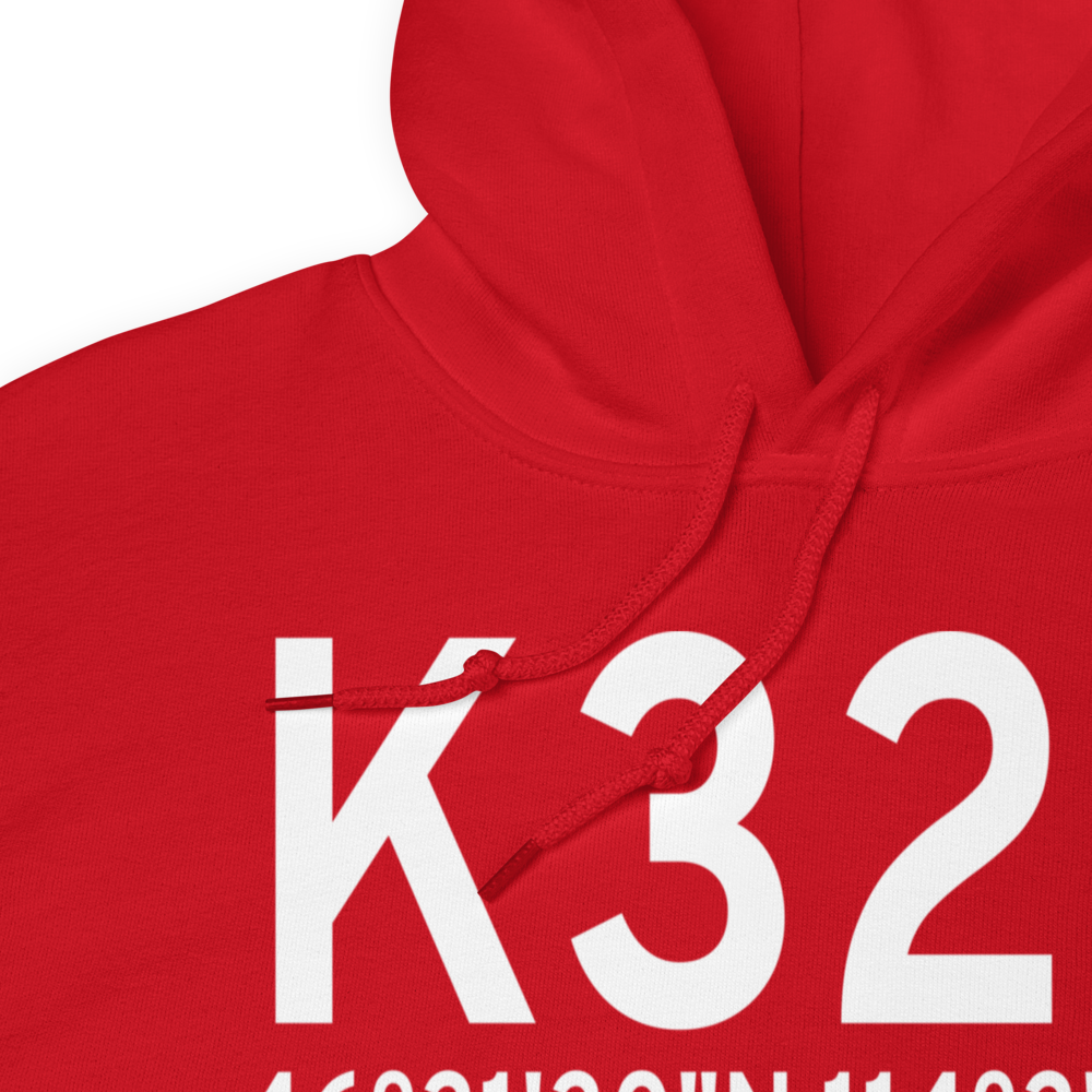 Stevensville Airport (K32S) ICAO Hoodie Sweatshirt 