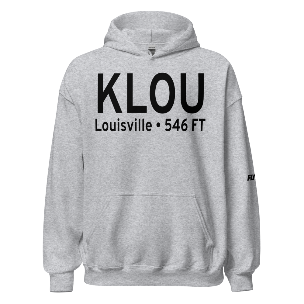 Bowman Field (KLOU) ICAO Hoodie Sweatshirt 
