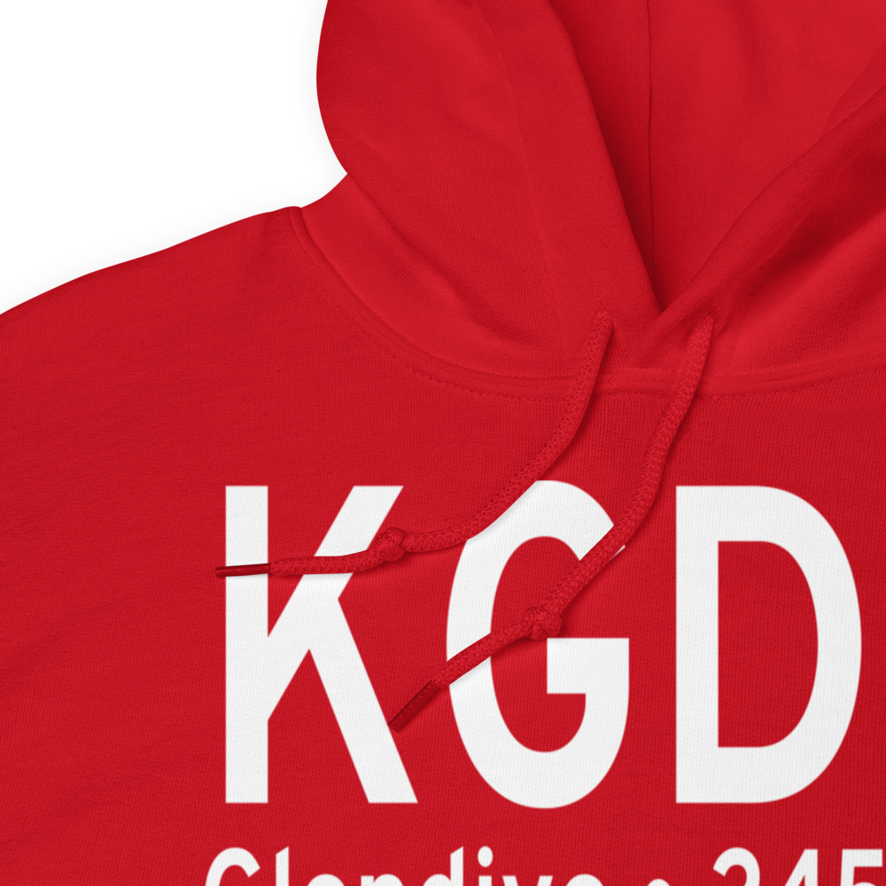 Dawson Community Airport (KGDV) ICAO Hoodie Sweatshirt 