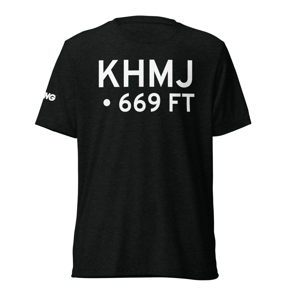 Homer Airport (KHMJ) ICAO Tri-blend T-Shirt 