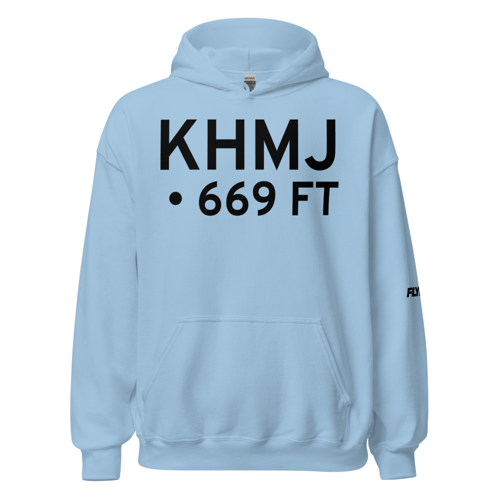 Homer Airport (KHMJ) ICAO Hoodie Sweatshirt 
