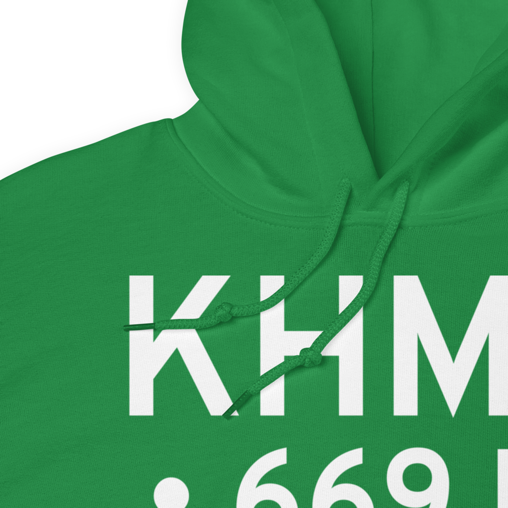 Homer Airport (KHMJ) ICAO Hoodie Sweatshirt 