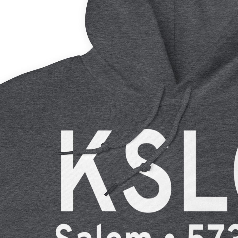 Salem Leckrone Airport (KSLO) ICAO Hoodie Sweatshirt 