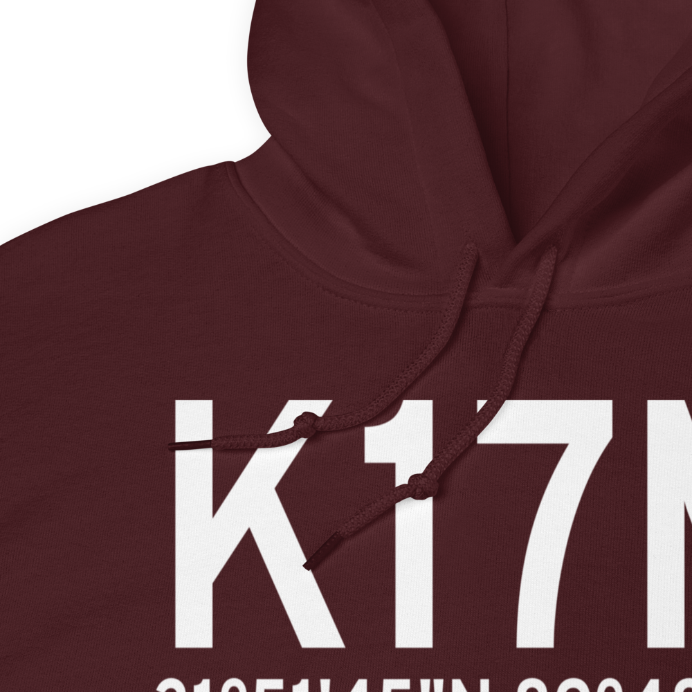 Magee Municipal Airport (K17M) ICAO Hoodie Sweatshirt 