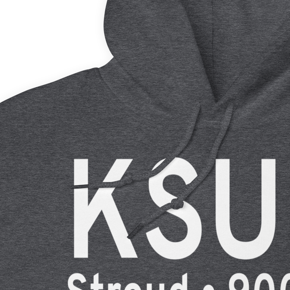Stroud Municipal Airport (KSUD) ICAO Hoodie Sweatshirt 