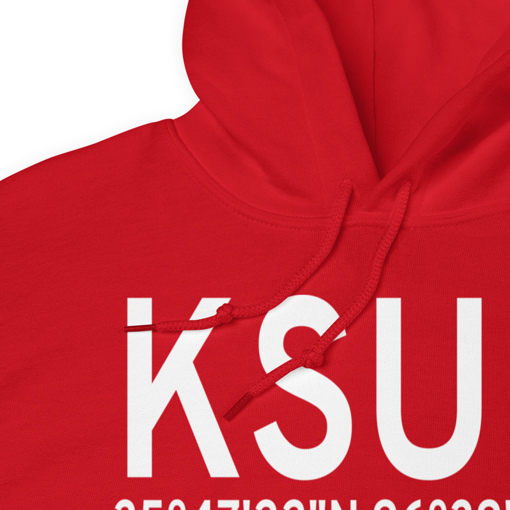 Stroud Municipal Airport (KSUD) ICAO Hoodie Sweatshirt 