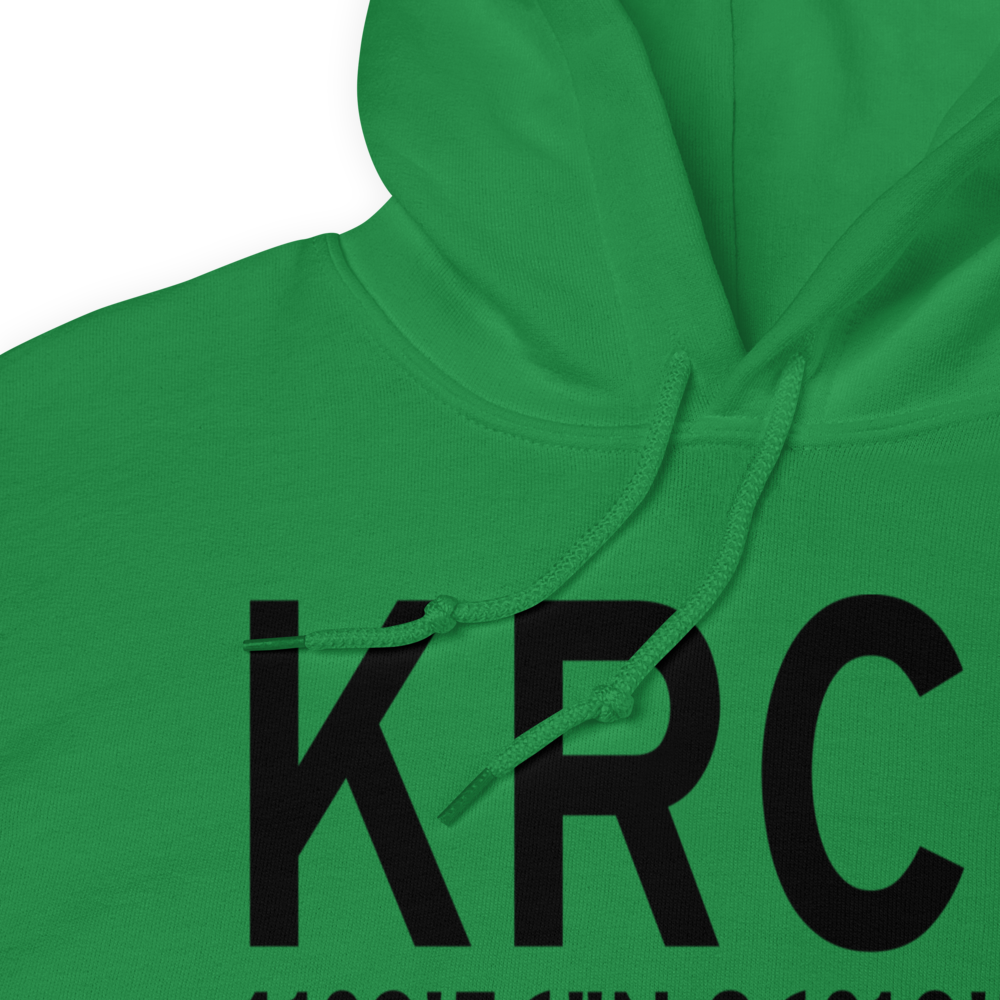 Fulton County Airport (KRCR) ICAO Hoodie Sweatshirt 