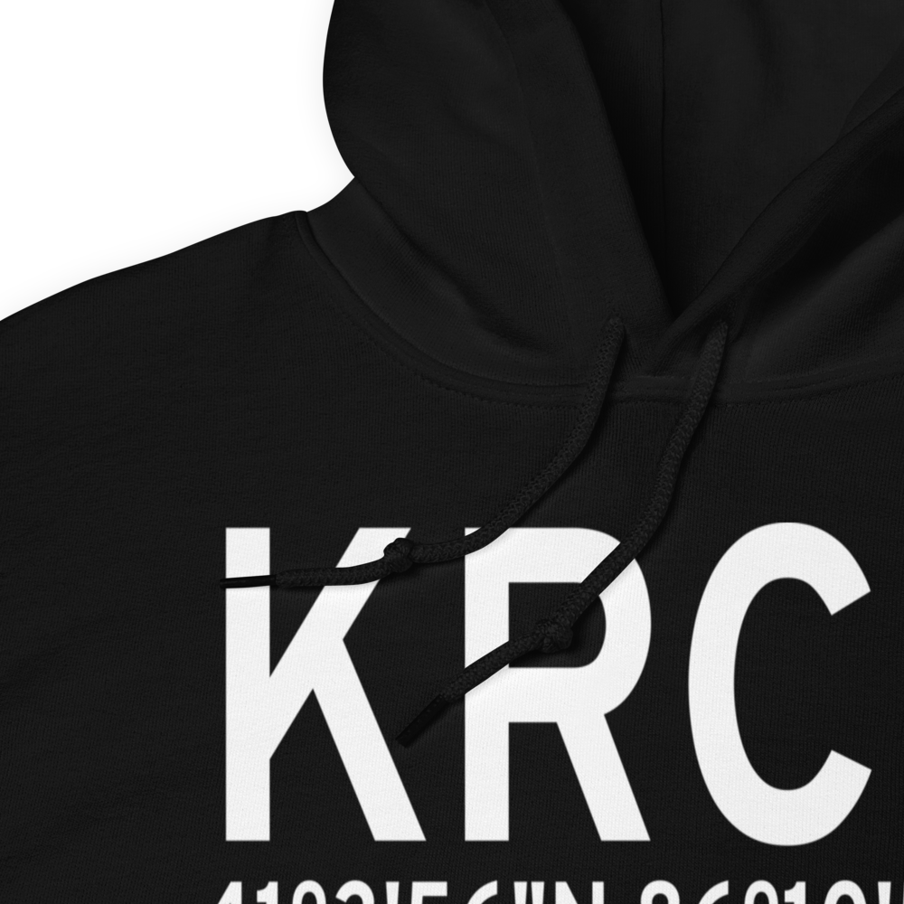 Fulton County Airport (KRCR) ICAO Hoodie Sweatshirt 