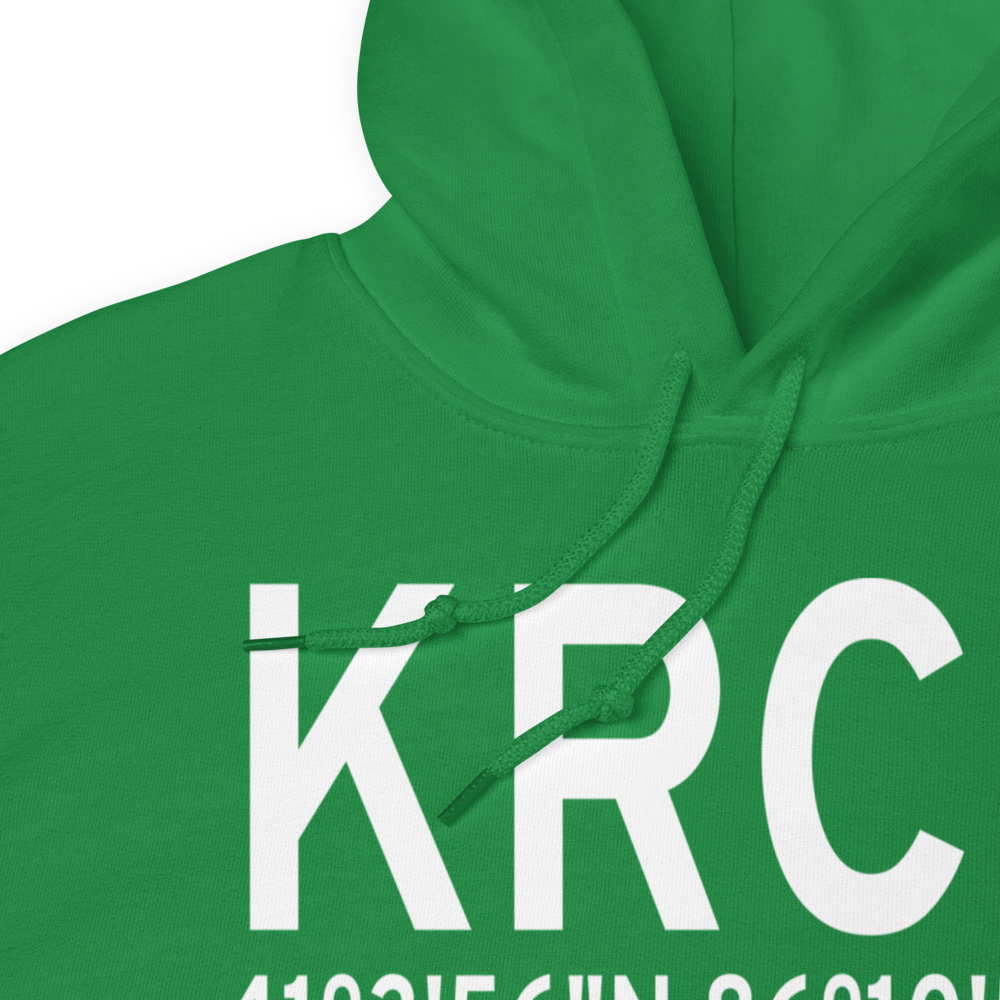 Fulton County Airport (KRCR) ICAO Hoodie Sweatshirt 