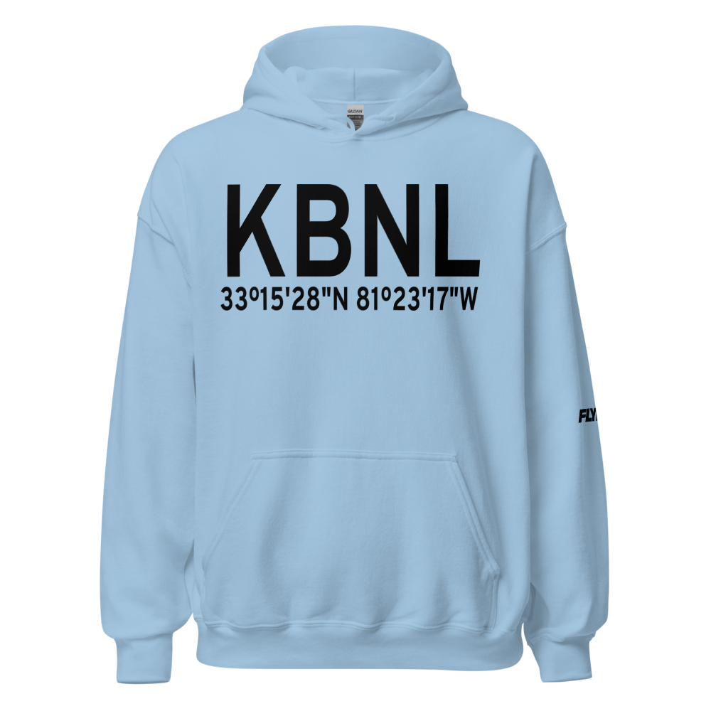 Barnwell Regional Airport (KBNL) ICAO Hoodie Sweatshirt 