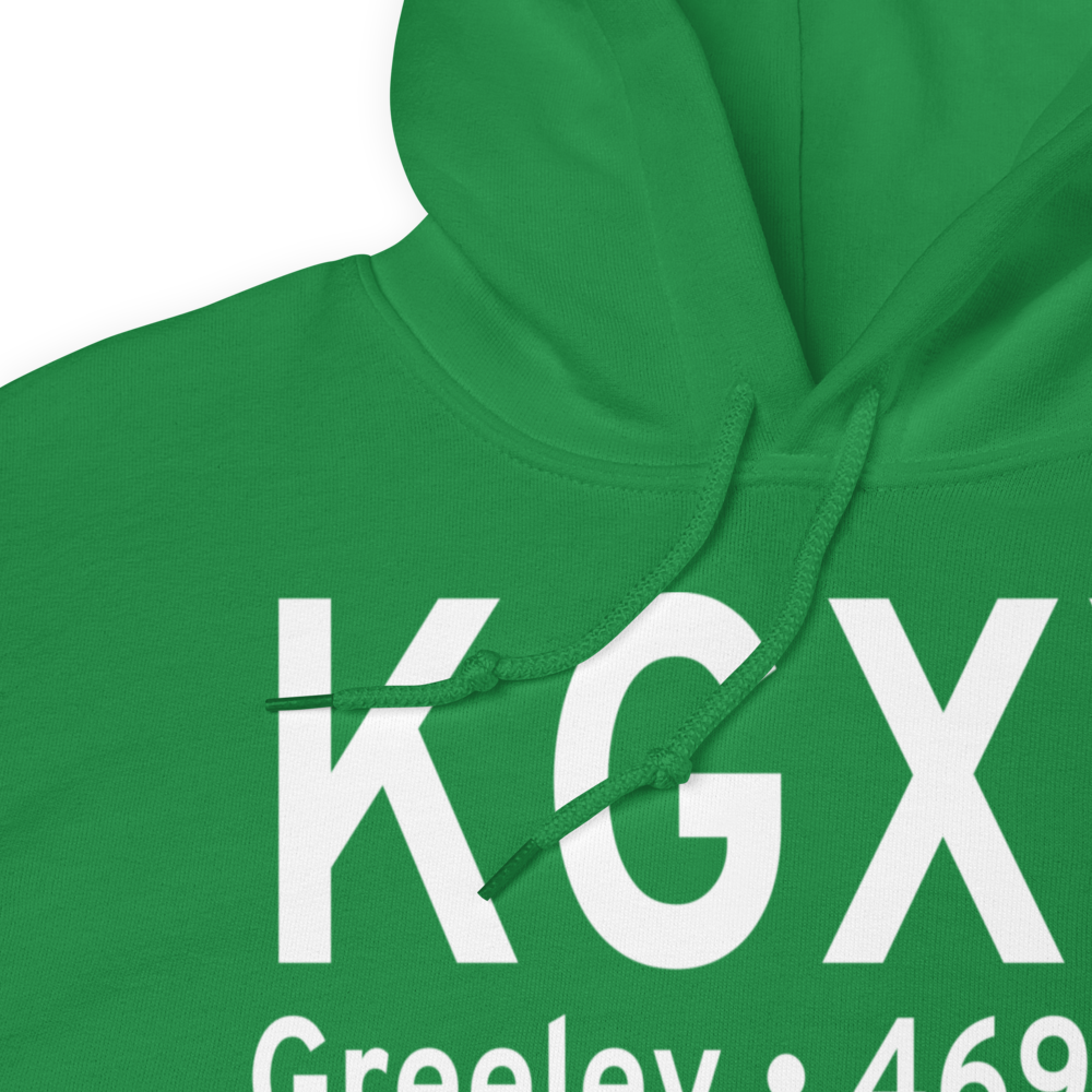 Greeley–Weld County Airport (KGXY) ICAO Hoodie Sweatshirt 