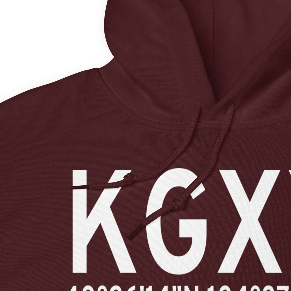 Greeley–Weld County Airport (KGXY) ICAO Hoodie Sweatshirt 
