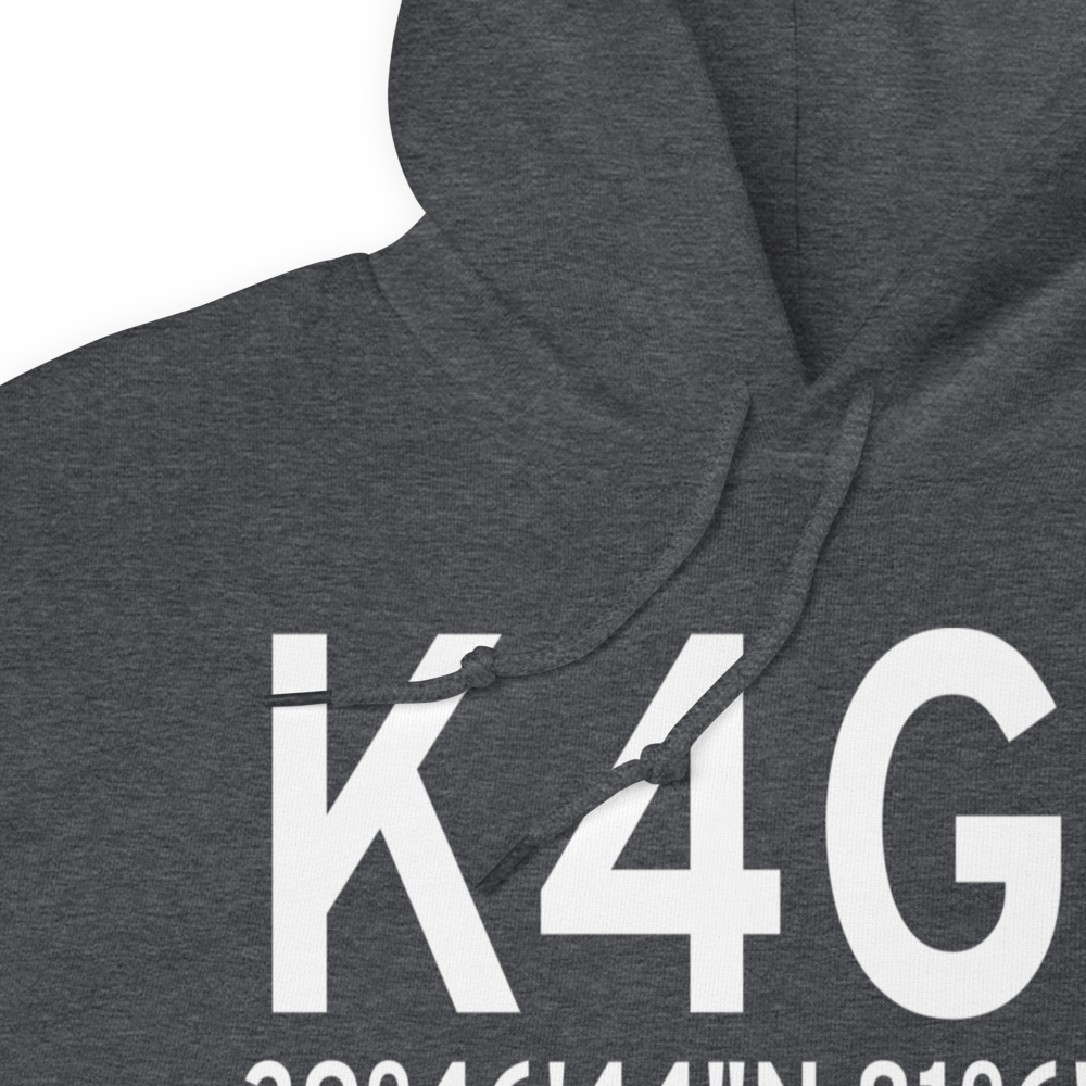 Monroe County Airport (K4G5) ICAO Hoodie Sweatshirt 