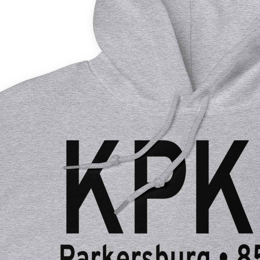 Mid Ohio Valley Regional Airport (KPKB) ICAO Hoodie Sweatshirt 