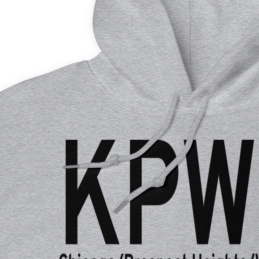 Chicago Executive Airport (KPWK) ICAO Hoodie Sweatshirt 