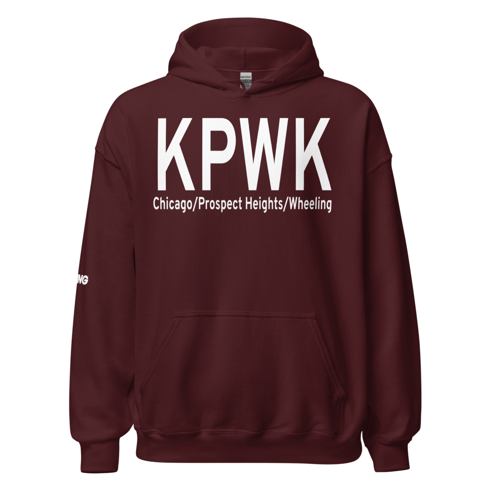 Chicago Executive Airport (KPWK) ICAO Hoodie Sweatshirt 