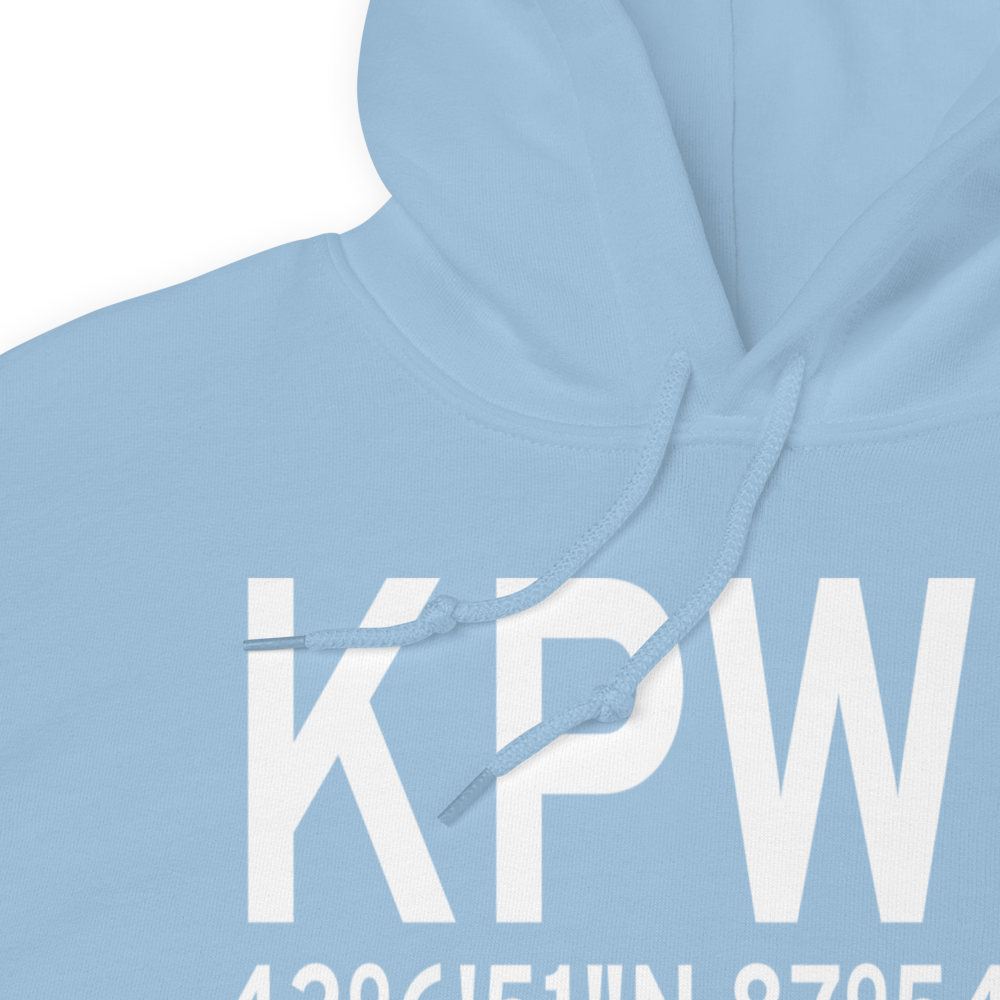 Chicago Executive Airport (KPWK) ICAO Hoodie Sweatshirt 