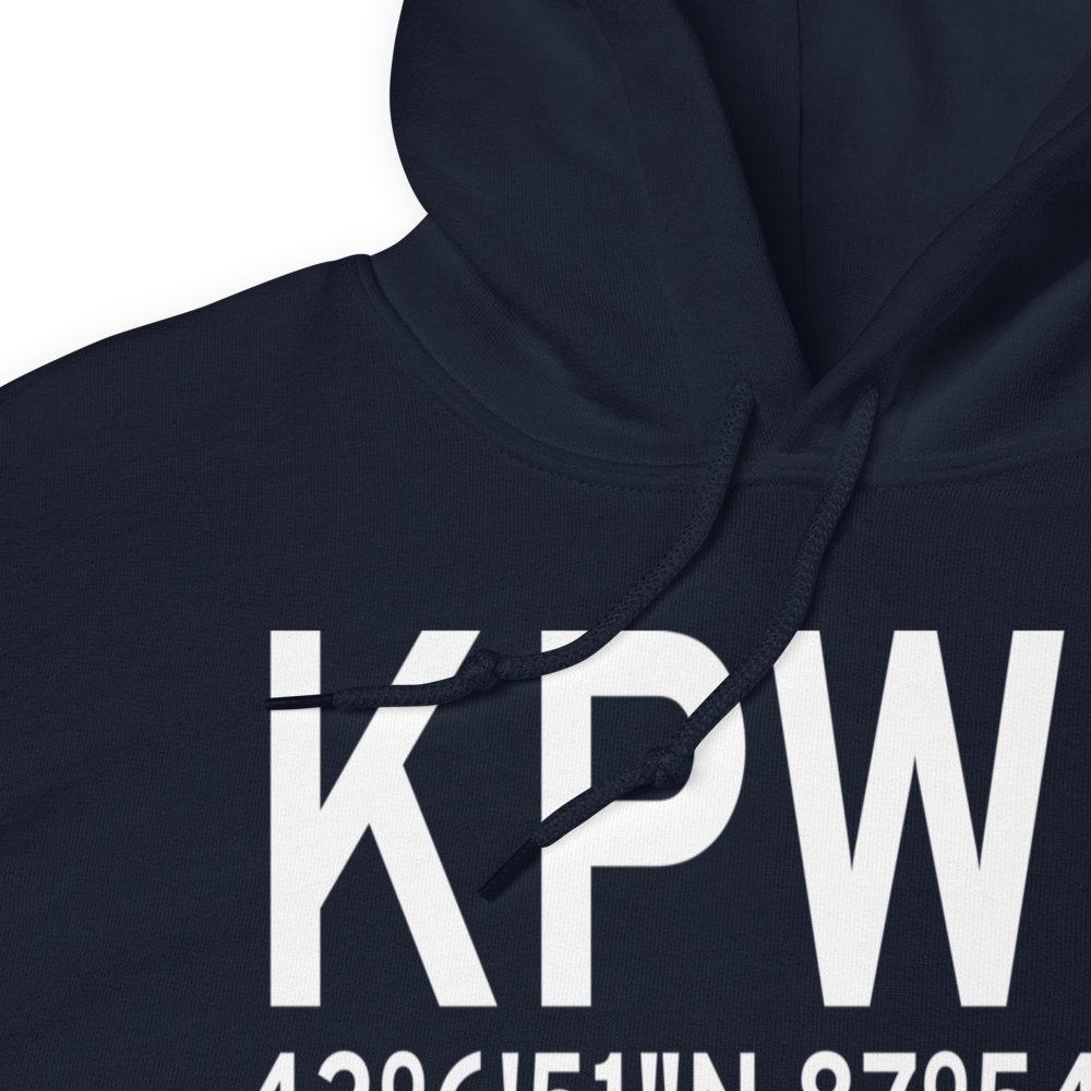 Chicago Executive Airport (KPWK) ICAO Hoodie Sweatshirt 