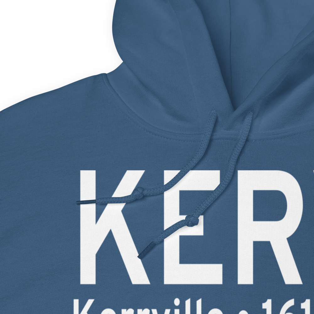Kerrville Municipal Louis Schreiner Field (KERV) ICAO Hoodie Sweatshirt 