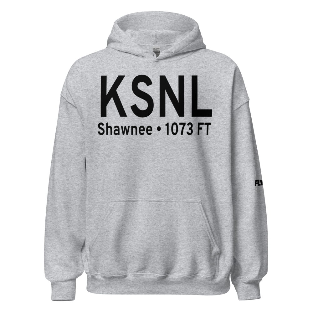 Shawnee Regional Airport (KSNL) ICAO Hoodie Sweatshirt 