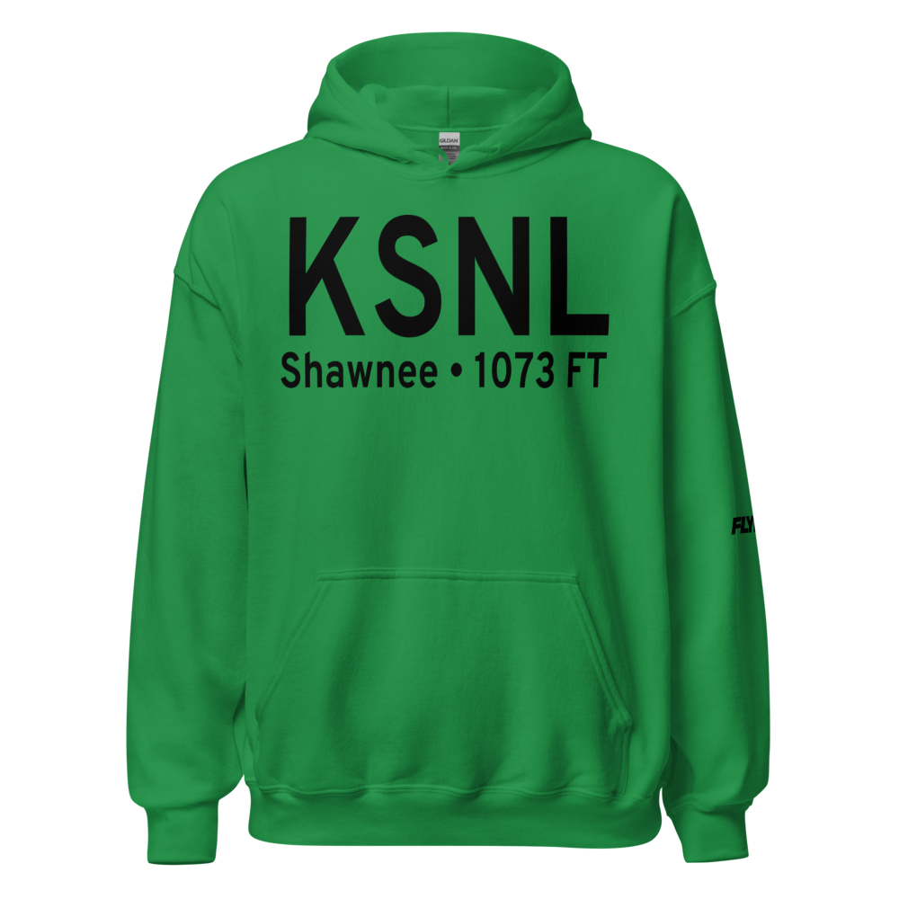 Shawnee Regional Airport (KSNL) ICAO Hoodie Sweatshirt 