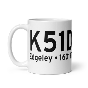 Edgeley Municipal Airport (K51D) ICAO Mug