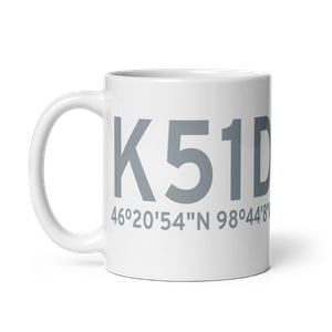 Edgeley Municipal Airport (K51D) ICAO Mug