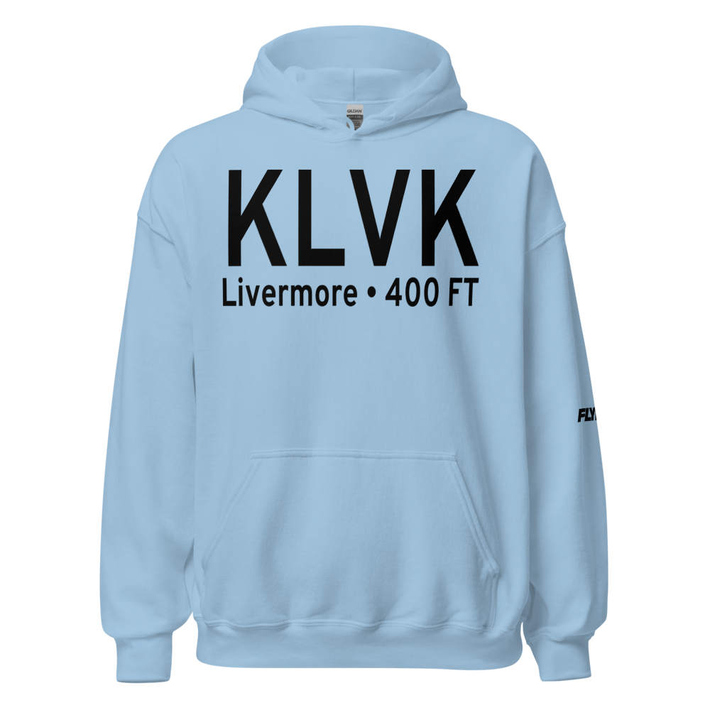 Livermore Municipal Airport (KLVK) ICAO Hoodie Sweatshirt 