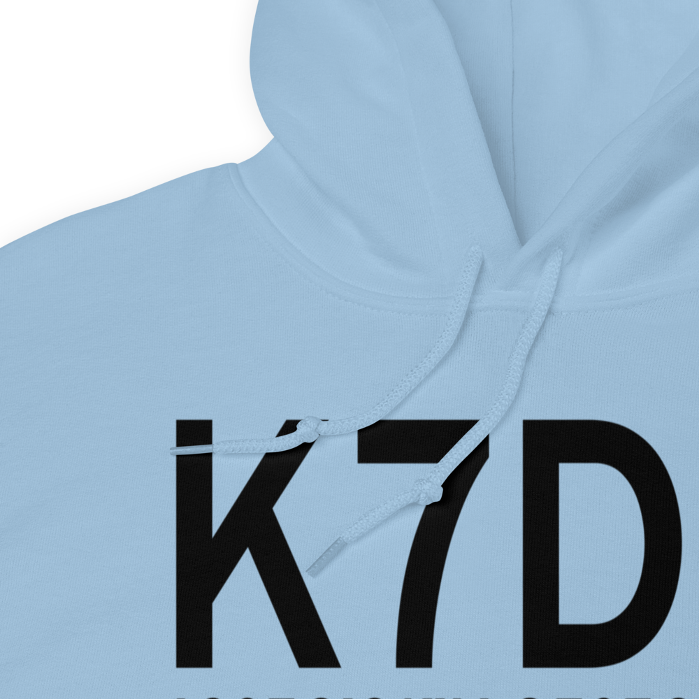 Baldwin Municipal Airport (K7D3) ICAO Hoodie Sweatshirt 