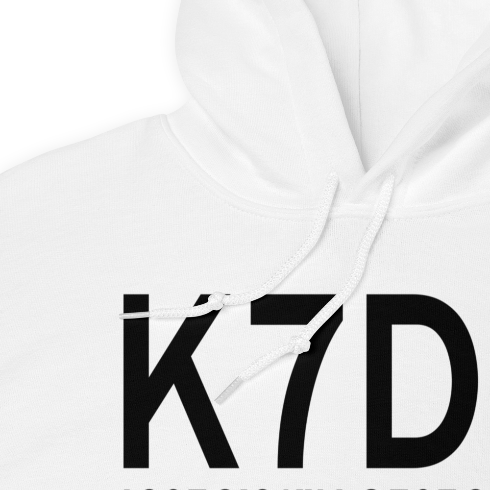 Baldwin Municipal Airport (K7D3) ICAO Hoodie Sweatshirt 