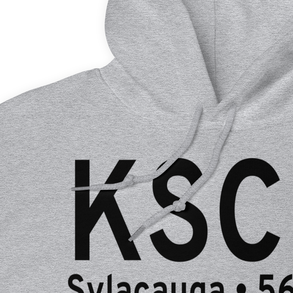 Merkel Field Sylacauga Municipal Airport (KSCD) ICAO Hoodie Sweatshirt 