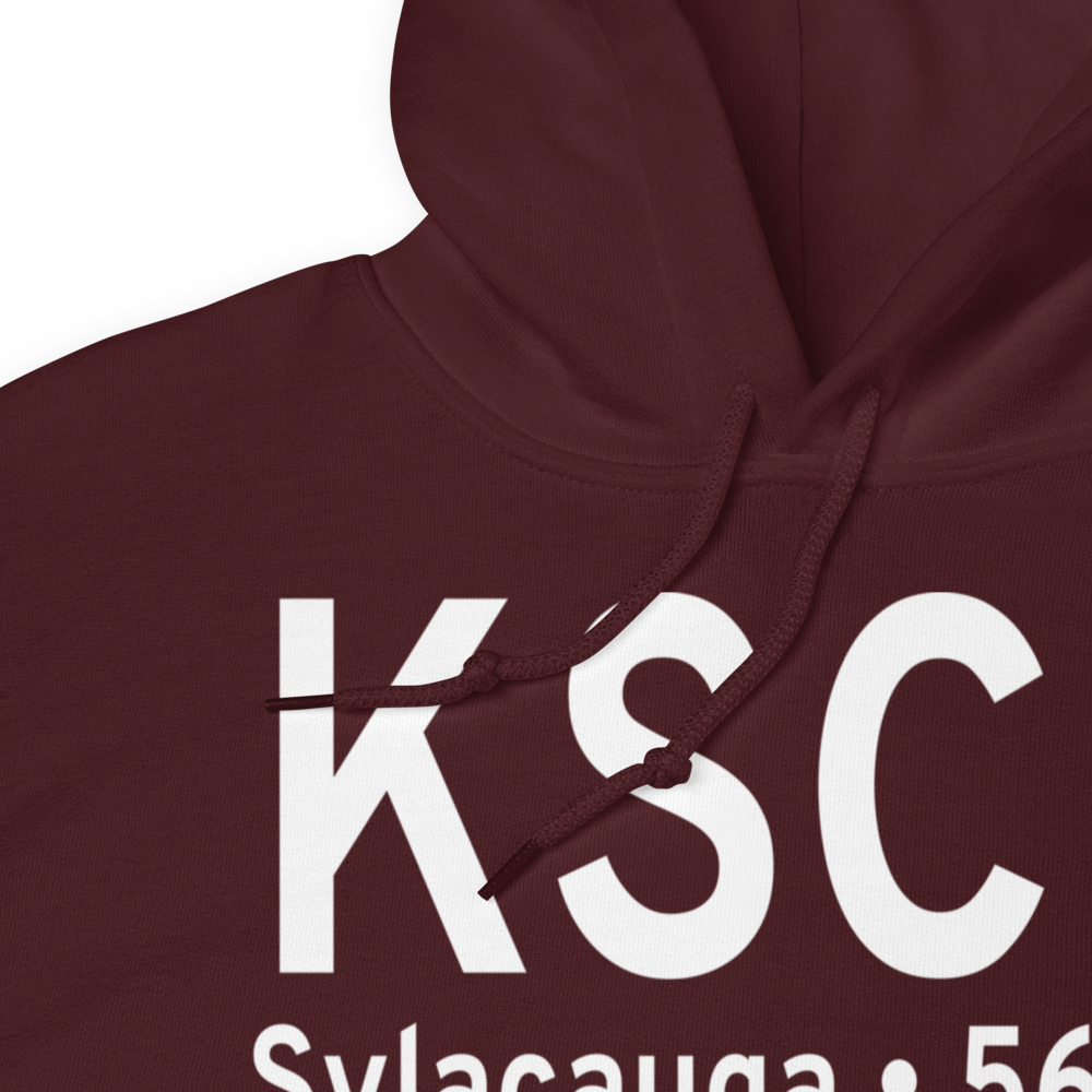 Merkel Field Sylacauga Municipal Airport (KSCD) ICAO Hoodie Sweatshirt 