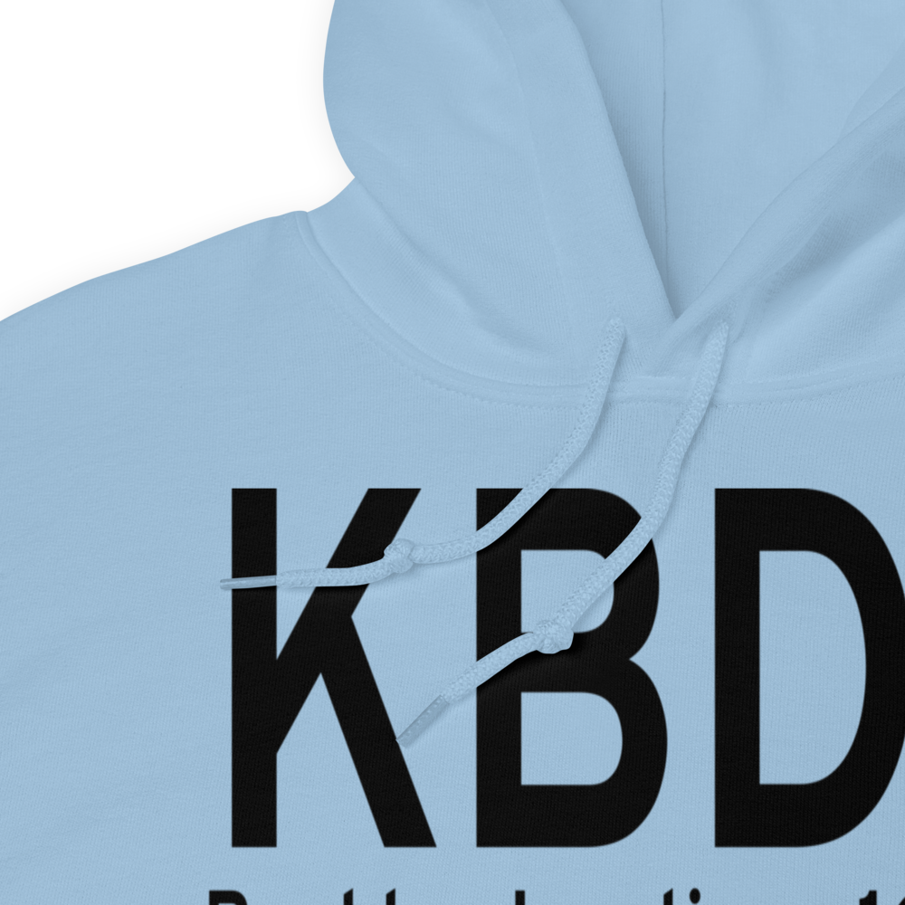 Boulder Junction Payzer Airport (KBDJ) ICAO Hoodie Sweatshirt 