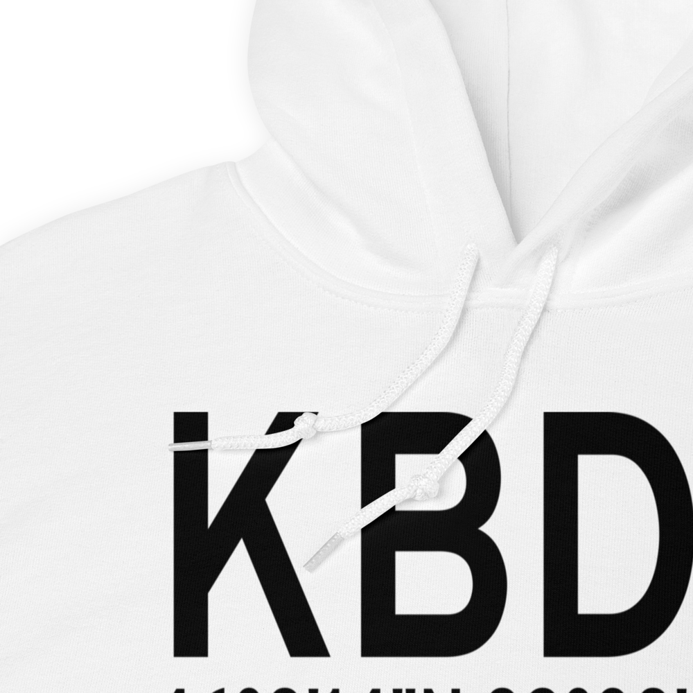 Boulder Junction Payzer Airport (KBDJ) ICAO Hoodie Sweatshirt 