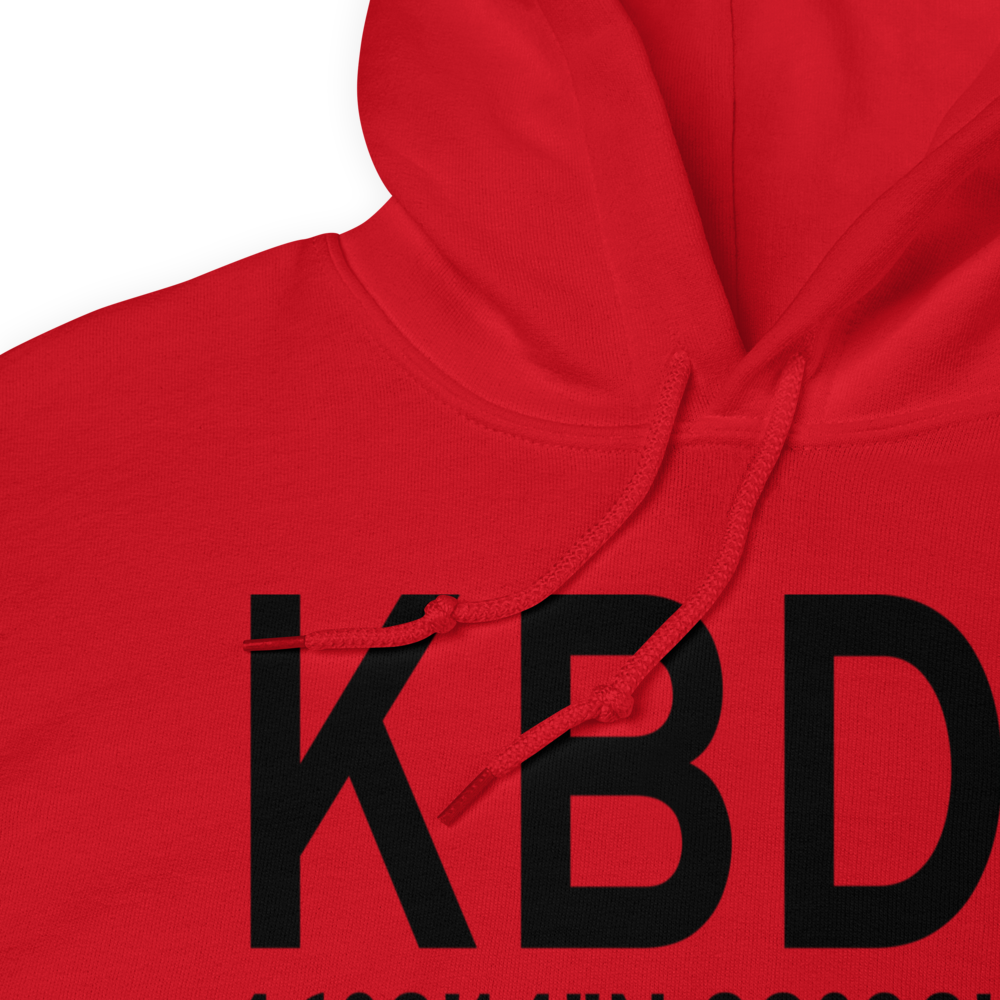 Boulder Junction Payzer Airport (KBDJ) ICAO Hoodie Sweatshirt 