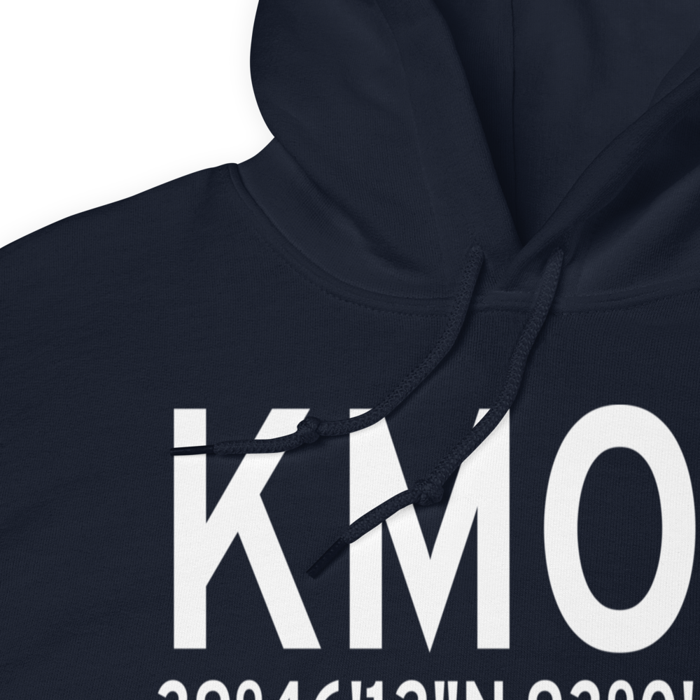 North Central Missouri Regional Airport (KMO8) ICAO Hoodie Sweatshirt 