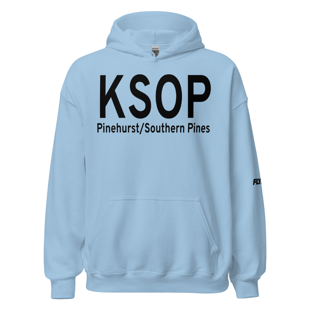 Moore County Airport (KSOP) ICAO Hoodie Sweatshirt 
