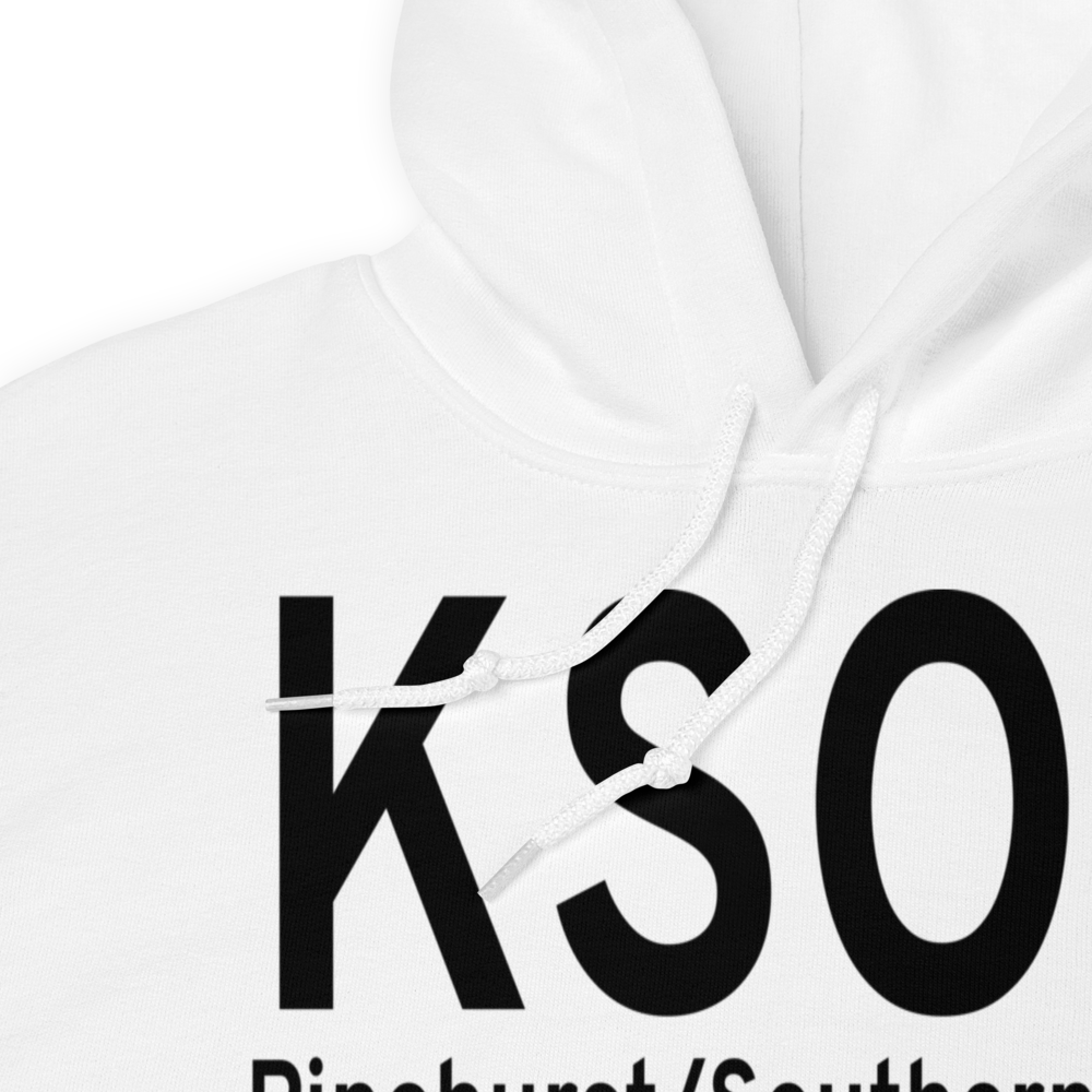 Moore County Airport (KSOP) ICAO Hoodie Sweatshirt 